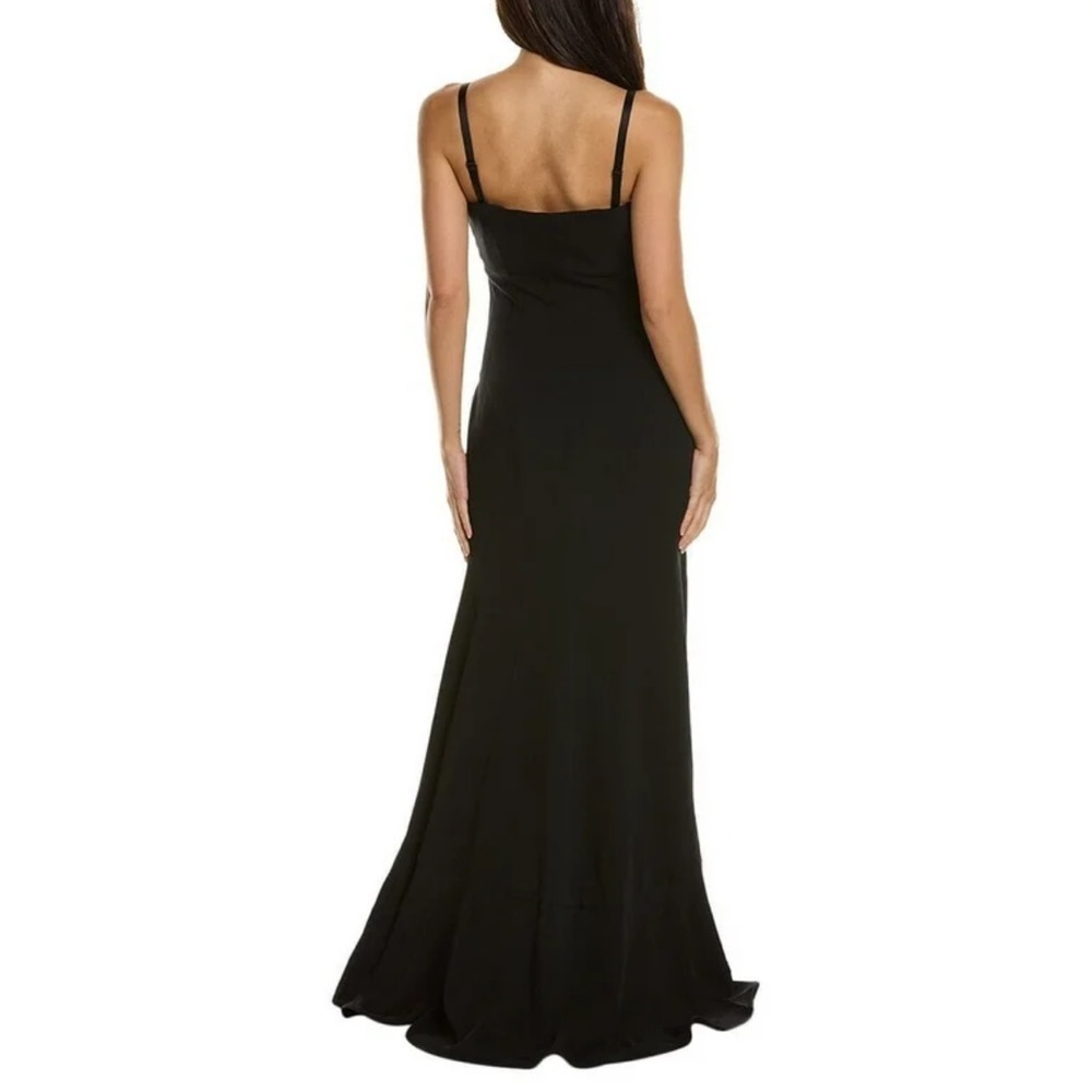 Vintage Cheryl Creations Asymmetrical Stretch Maxi Split Front Dress Size L